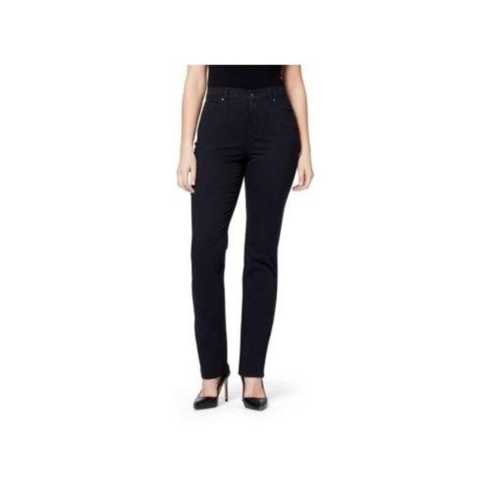 Gloria Vanderbilt Jeans Womens Petite Size 12P Black Amanda Original Slimming